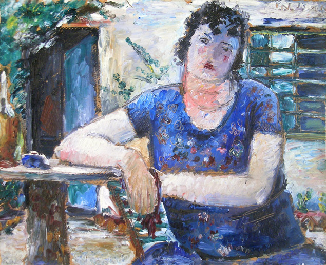 Bruno Innocenti, la Bruna in giardino